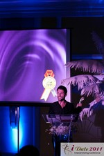 Joel Simkhai, CEO of Grindr at the 2011 Miami iDate Awards Ceremony
