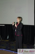 Lindsey Richmond (Corporate Sales at Royal Caribbean Cruise Lines) at the 2011 Miami Internet Dating Conference